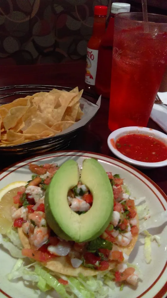Shrimp Tostada